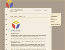 Tablet Screenshot of mater-matuta.org